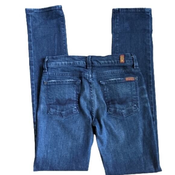 7FAMK Roxanne Skinny Jeans 25 Mid-rise - Picture 2 of 12